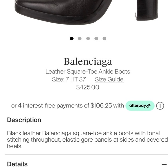 Balenciaga Black Boots - Picture 5 of 9